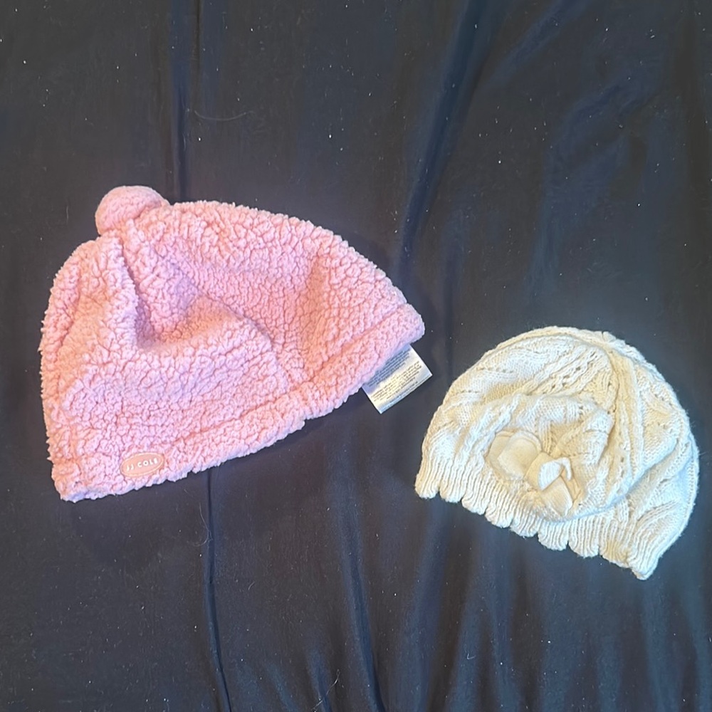 Pink Fleece Kids Hat